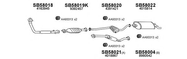 Exhaust System 580009