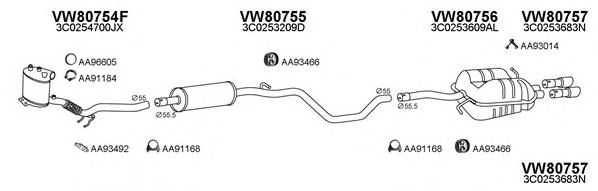 Exhaust System 800609