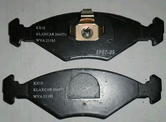 Комплект тормозных колодок, дисковый тормоз 24457z