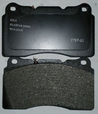 Kit de plaquettes de frein, frein à disque 24866z