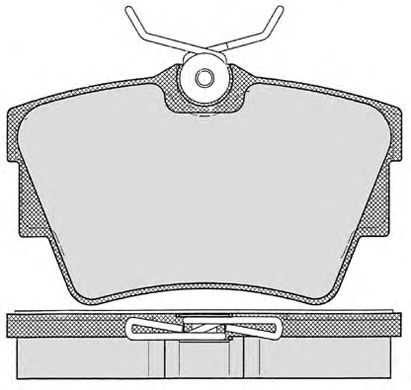 Комплект тормозных колодок, дисковый тормоз 690.1