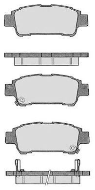 Комплект тормозных колодок, дисковый тормоз 812.0