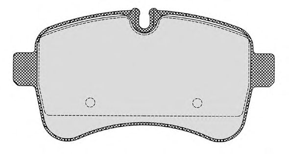 Комплект тормозных колодок, дисковый тормоз 907.0