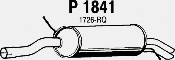 Silenciador posterior P1841