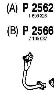 Egzoz borusu P2562
