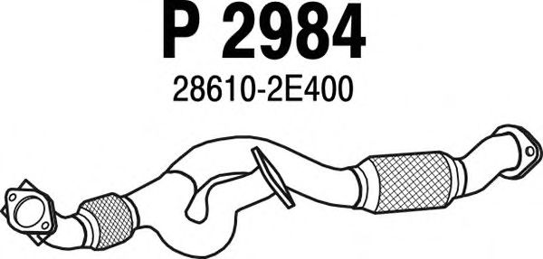 Σωλήνας εξάτμισης P2984
