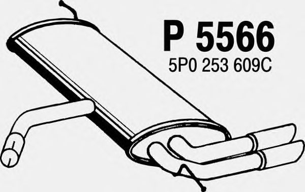 Silenciador posterior P5566