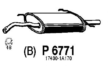 Endschalldämpfer P6771