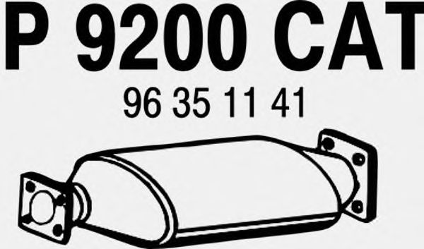 Catalytic Converter P9200CAT