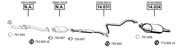 Exhaust System NI140270