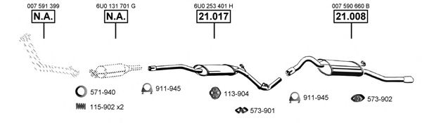 Exhaust System SK210830