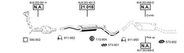 Exhaust System SK210850