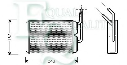 Permutador de calor, aquecimento do habitáculo RR0025
