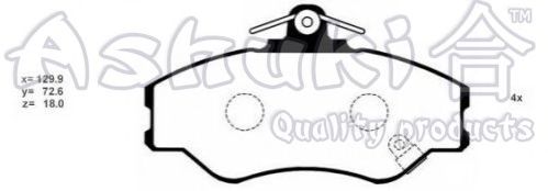 Brake Pad Set, disc brake Y026-01