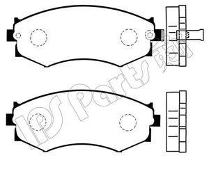 Комплект тормозных колодок, дисковый тормоз IBD-1142
