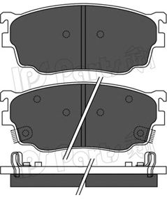 Комплект тормозных колодок, дисковый тормоз IBD-1367