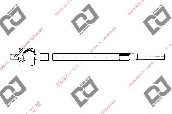 Articulação axial, barra de acoplamento DR1160