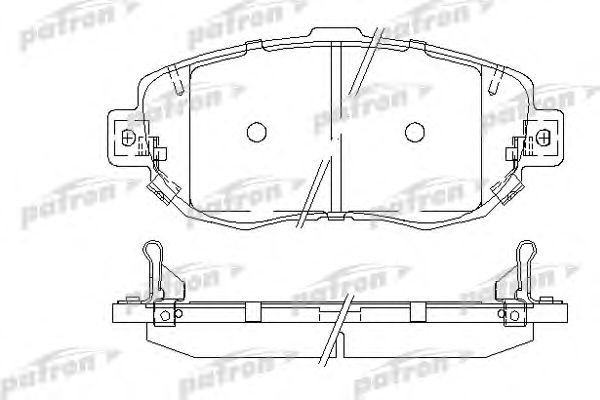 Brake Pad Set, disc brake PBP1564