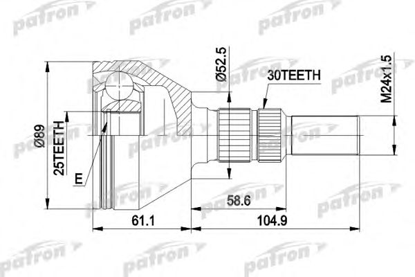 Joint Kit, drive shaft PCV1420