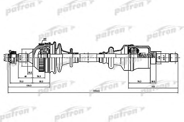 Albero motore/Semiasse PDS1136