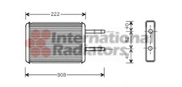 Heat Exchanger, interior heating 18006353