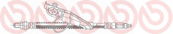 Tubo flexível de travão T 24 095