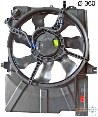 Вентилятор, охлаждение двигателя 8EW 351 041-411