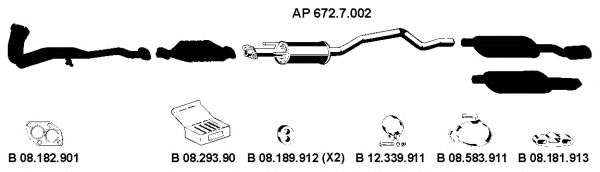 Avgassystem AP_2239