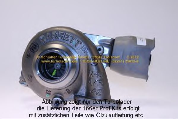 Turbocompressor, sobrealimentação 166-00065