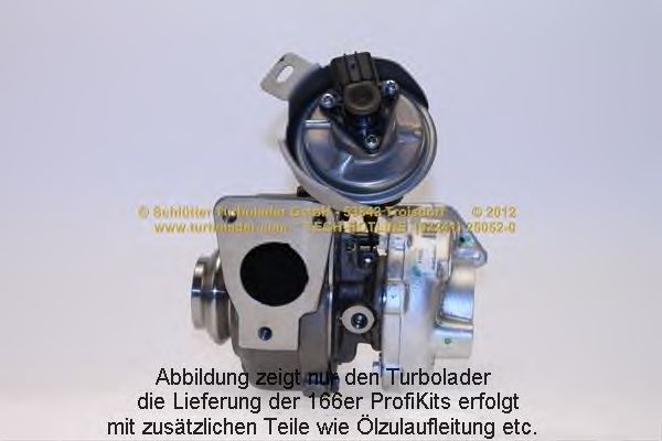 Turbocompressor, sobrealimentação 166-00145