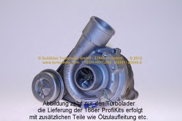 Turbocompressor, sobrealimentação 166-01060