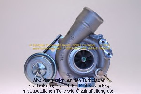 Turbocompresor, sobrealimentación 166-04080
