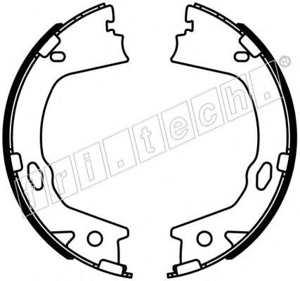 Комплект тормозных колодок, стояночная тормозная система 1046.228