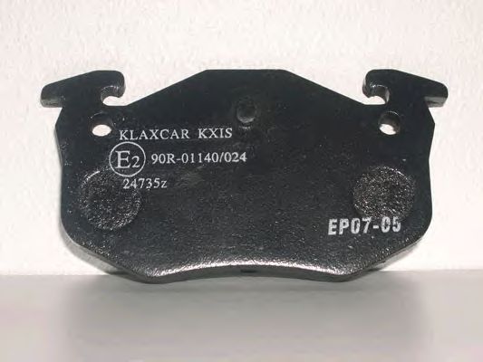 Комплект тормозных колодок, дисковый тормоз 24735z