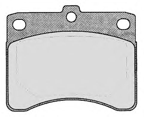 Brake Pad Set, disc brake 437.0