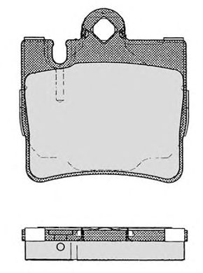 Комплект тормозных колодок, дисковый тормоз 790.0