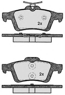 Brake Pad Set, disc brake 769.2
