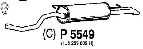 Silenciador posterior P5549