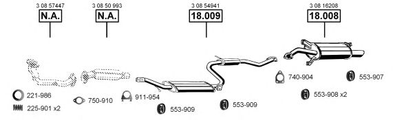 Exhaust System VO180550