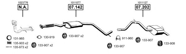 Exhaust System FO073700