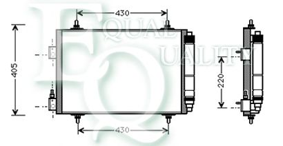 Condensator, airconditioning CO0039