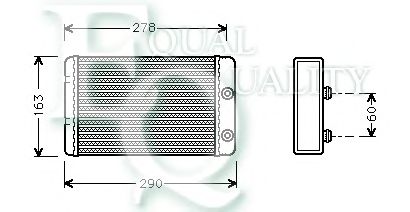 Heat Exchanger, interior heating RR0073