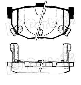 Brake Pad Set, disc brake IBR-1595