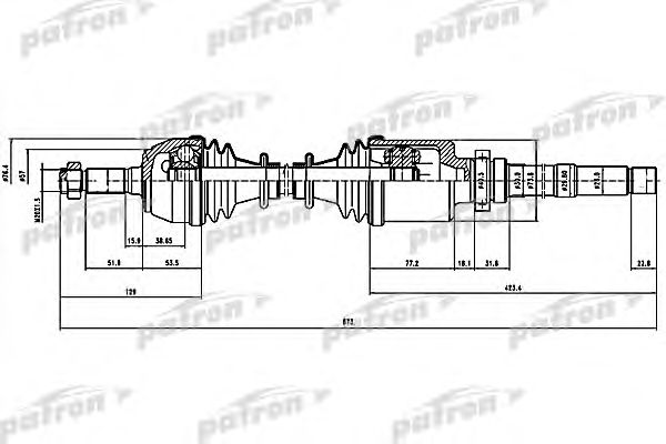 Albero motore/Semiasse PDS1063