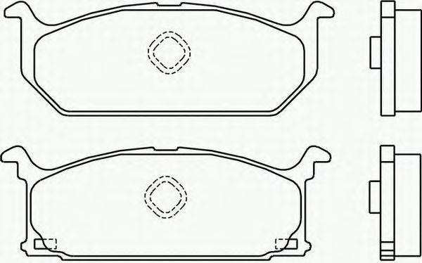 Комплект тормозных колодок, дисковый тормоз P 79 003