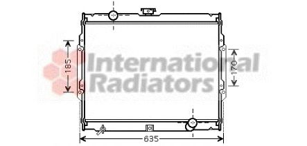 Radiator, engine cooling 60822108