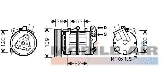 Compressor, airconditioning 6013K315
