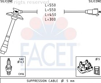 Ignition Cable Kit 4.9856
