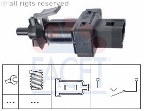 Schalter, Kupplungsbetätigung (GRA); Schalter, Kupplungsbetätigung (Motorsteuerung) 7.1222