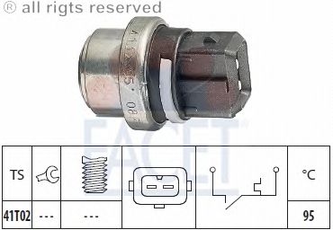 Temperature Switch, coolant warning lamp 7.4133